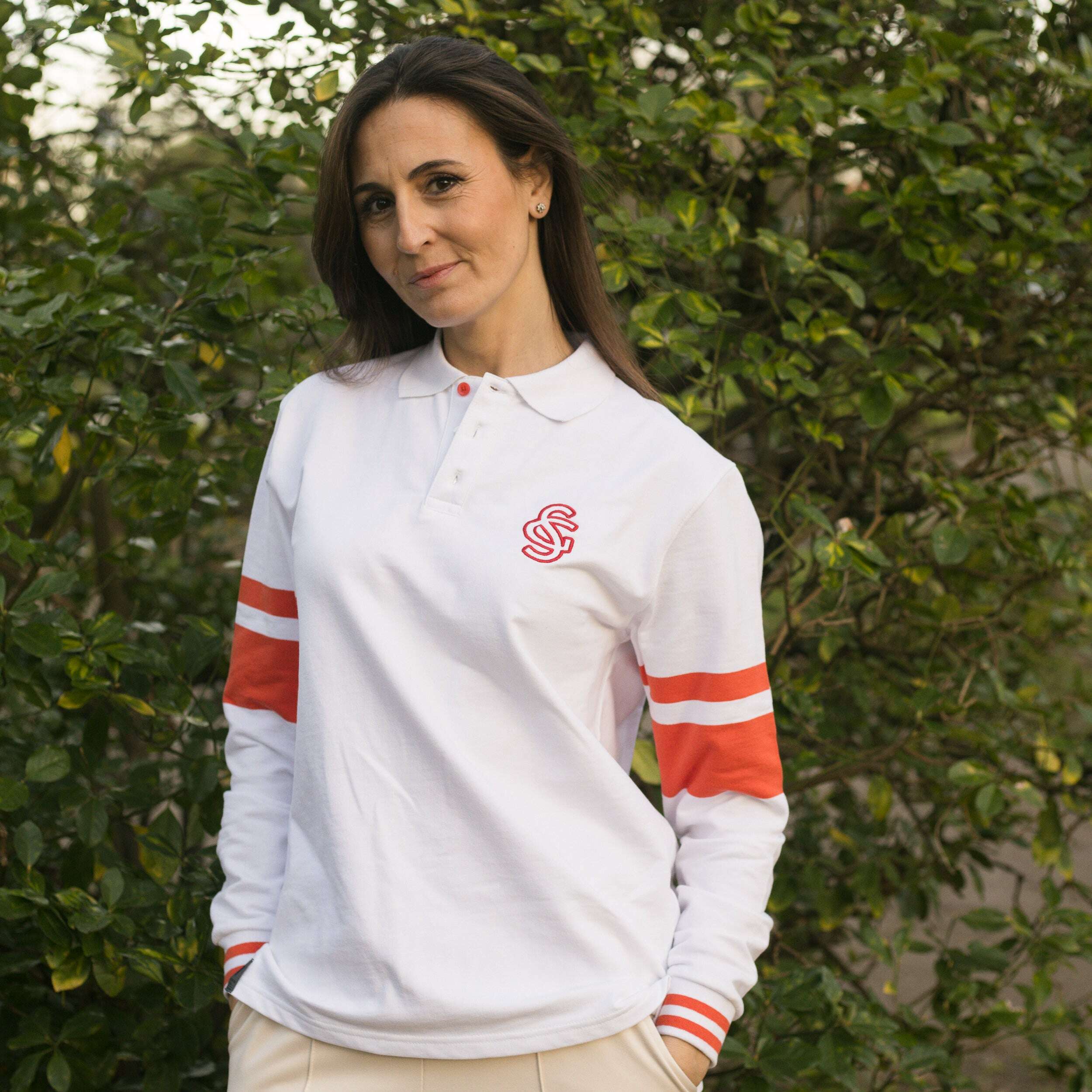 POLO BLANCO M/L SG